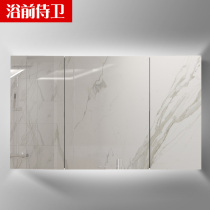 Toilet stainless steel bathroom mirror cabinet Separate toilet wall-mounted mirror with shelf Toilet storage mirror front