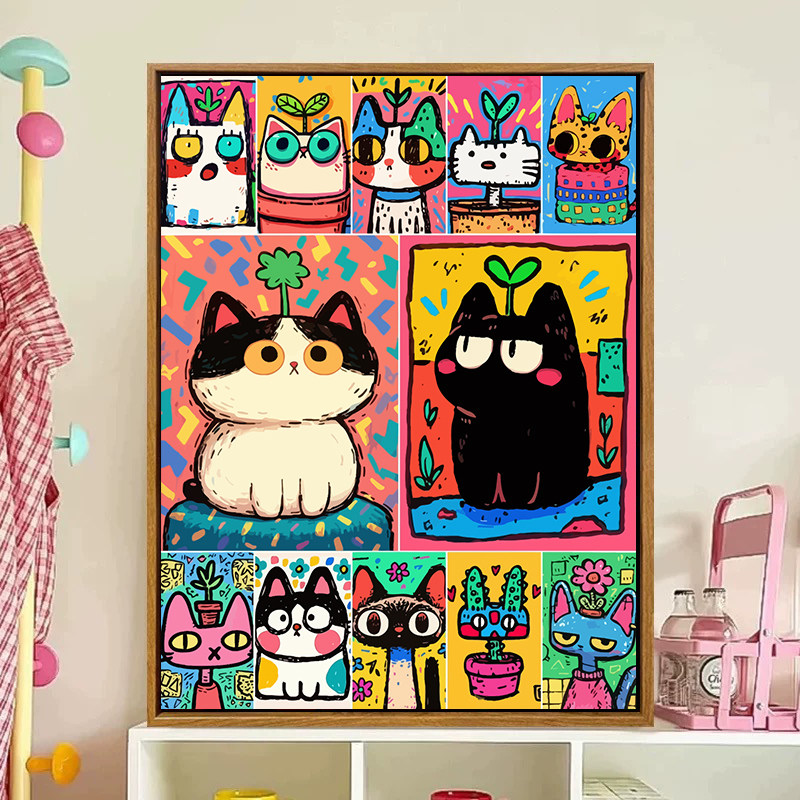 数字猫猫油画-数字猫猫油画促销价格、数字猫猫油画品牌- 淘宝