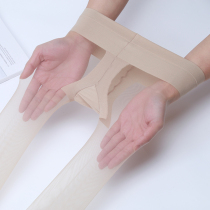 Japans thick wood 3D stockings Tsucks T crotch low waist sexy indecent toe socks 5D tip transparent