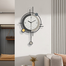 Modern minimalist clock living room clock hanging wall 2022 new home atmosphere fashion creative decoration net red wall clock