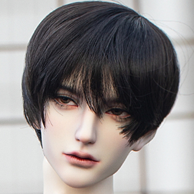 taobao agent Ao Lingshi high temperature silk wig 75 uncle body bjd male baby boy daily short hair sd doll fake hair