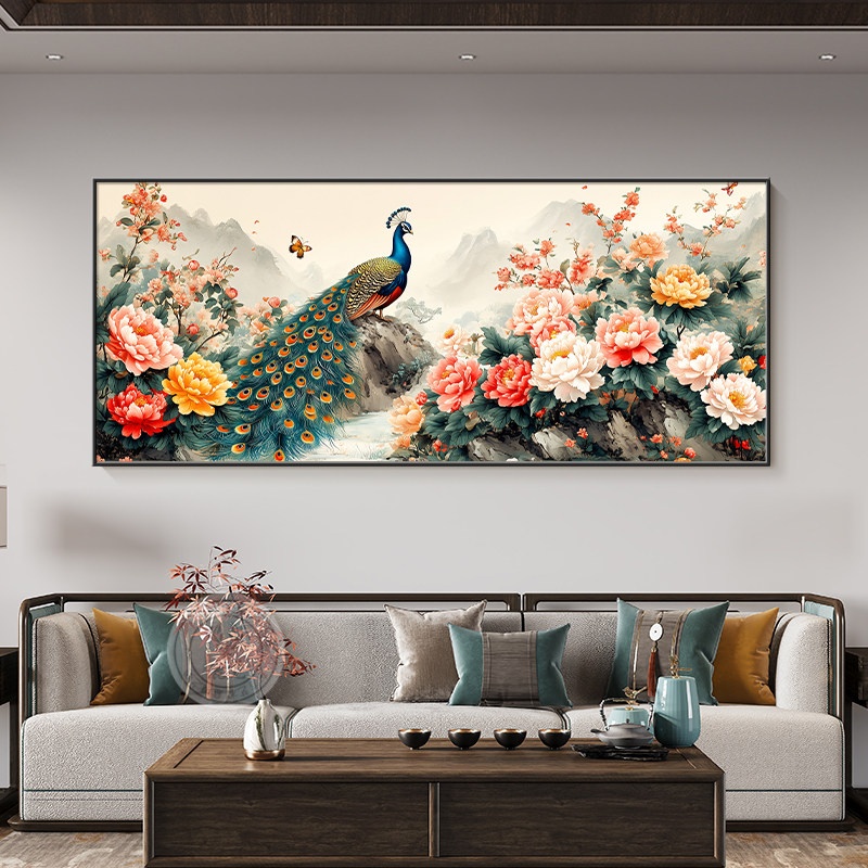 孔雀牡丹挂画-孔雀牡丹挂画促销价格、孔雀牡丹挂画品牌- 淘宝
