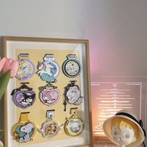 Medal display case containing photo frame swinging table hanging wall frame memorial medal medal display frame badge display