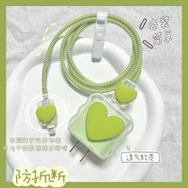 Suitable for Apple 13 14promax data cable protective sleeve iphone12 11 charger protective case anti-break