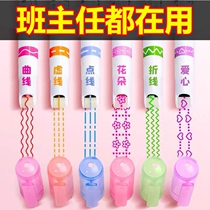 Net Red Hand Transcript Lace Pen Special Flower Contour Hand Tent Pen Fluorescent Pen Wave Marker Pen Writing Writing Board