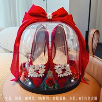 Breakup and Circle Wedding Box with lock transparent hidden shoes game Diy Material Wedding Wedding Wedding Game