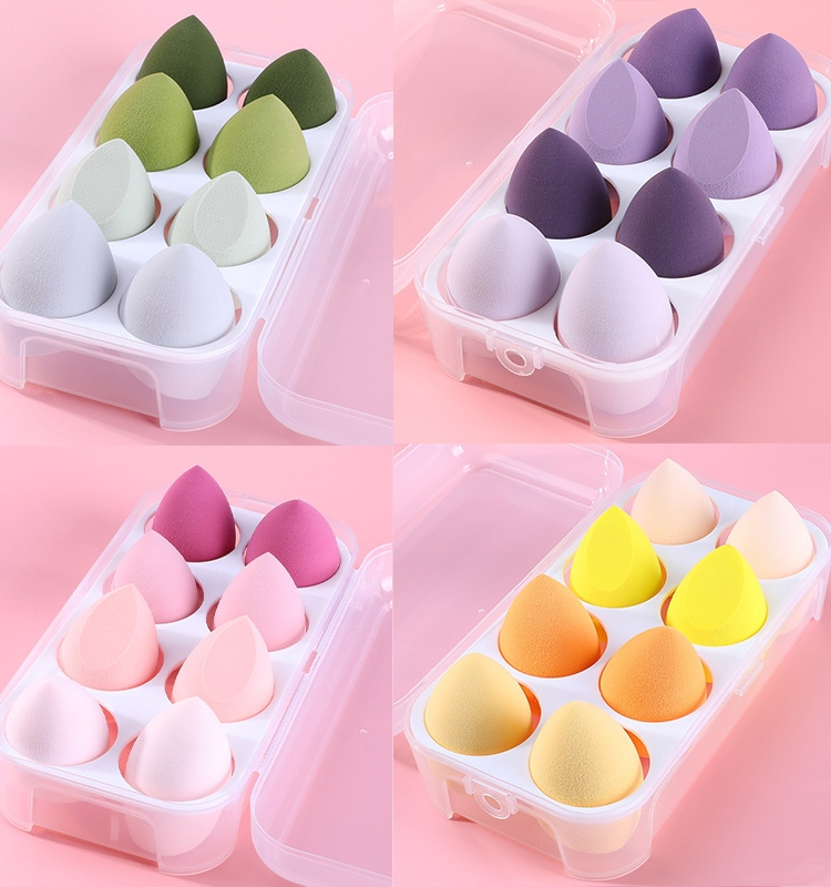 美容卵ドライとウェット使用ひょうたん卵パウダーパフスポンジエッグメイクエッグエアクッションパフ超柔らかくて粉を食べません