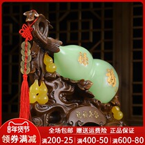 Gourd ornaments Zucai large home cabinet TV table home living room wine cabinet decorations housewarming gifts