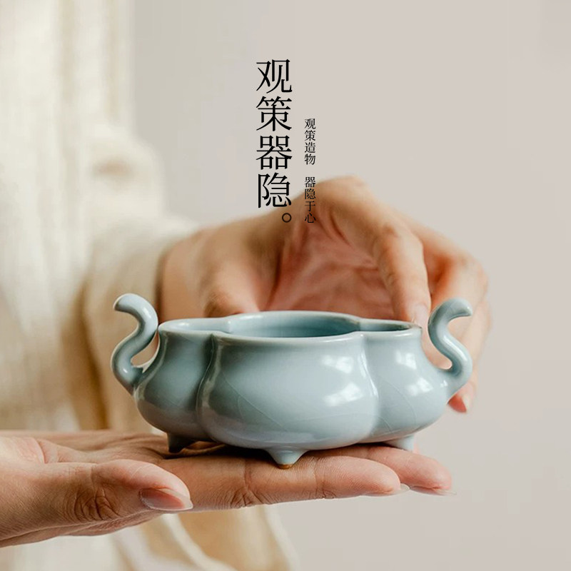 汝窑三足炉-汝窑三足炉促销价格、汝窑三足炉品牌- 淘宝