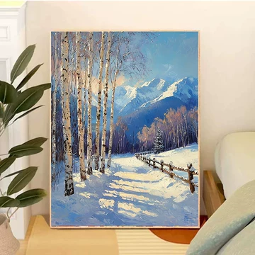 雪景数字油画-雪景数字油画促销价格、雪景数字油画品牌- 淘宝