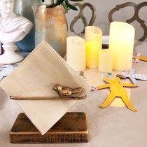 American wrought iron desktop creative bird tissue rack napkin storage Kitchen restaurant hotel cafe decoration