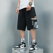 Summer shorts men ins tide five points in the pants fat loose plus fat plus size 300 pounds of anime sports beach pants