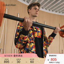 CK sports 2021 spring and summer new mens printed double-sided Bomber jacket 4MS1O697