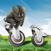 2 inch universal wheel small pulley with brake steering furniture caster silent heavy wheel wheel wheel wheel wheel accessories