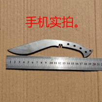 Special event 65 manganese steel 0 2cm thick pure knife blank small Nepal dog leg unopened v blade buy two free one