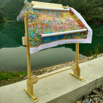 Cross stitch shelf Medium adjustable household embroidery rack Solid wood embroidery shelf Adjustable embroidery frame Cross stitch tool embroidery rack