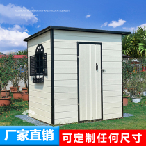 Custom outdoor tool room Garden storage room Roof simple mobile room Tin room Removable temporary combination house