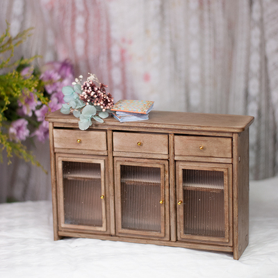 taobao agent 6 points BJD Xiaobuwa House imitation wood to make old floor -to -ceiling cabinet material bags