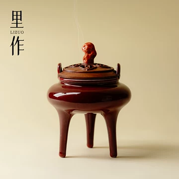 鈞窯 三足香炉 中国古陶磁 茶道具 鈞窯 三足香炉 中国古陶磁 茶道具