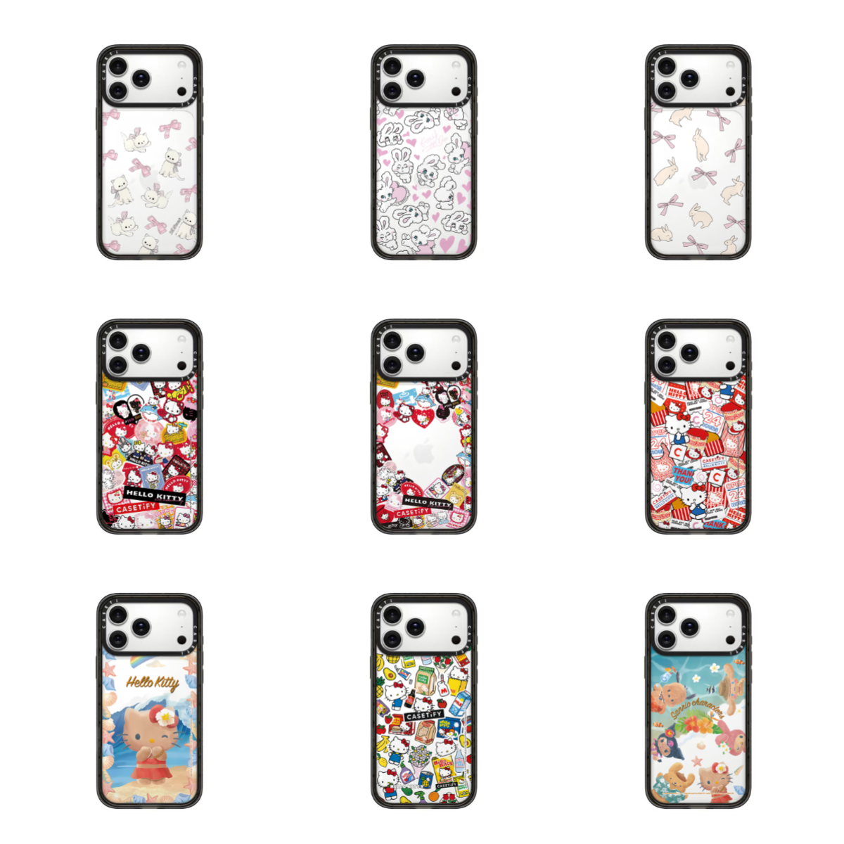 caseti联名Hello Kitty智能够机壳25年新升级|磁吸+防摔还可够够本么萌。