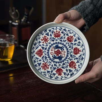 青花釉里红壶承-青花釉里红壶承促销价格、青花釉里红壶承品牌- 淘宝