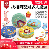 Pinwheel Childrens concentration training toy Party Find different matching cards Kitchen Board games Puzzle games