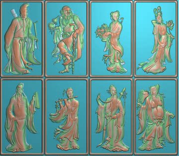 八仙人物精雕图-八仙人物精雕图促销价格、八仙人物精雕图品牌- 淘宝