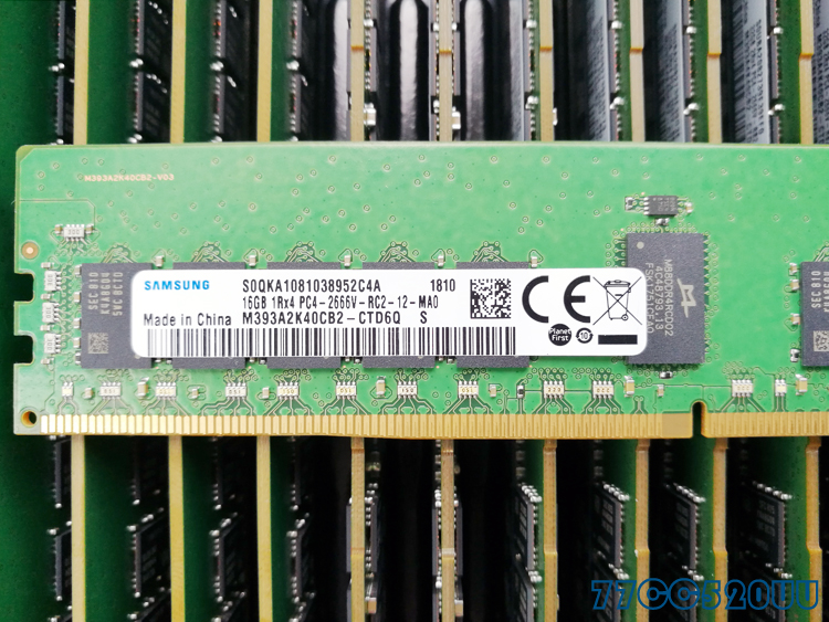 Samsung's new original 16G RECC DDR4 2666 M393A2K40CB2-CTD6Q 1R*4