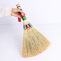 Handicraft broom bed broom Evil spirits broom newlywed broom Red broom Housewarming gift auspicious hanging decoration Sofa carpet