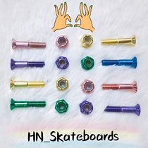 HN Professional Skateboard Special hexagon socket nail plate nail plating color screw nut 1 inch 25mm