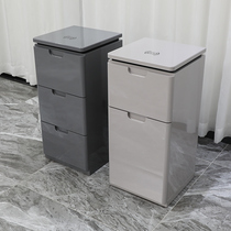 Barber shop special hairdressing cabinet light luxury high-grade stainless steel ironing tools storage drawer cabinet small hair cutting Cabinet