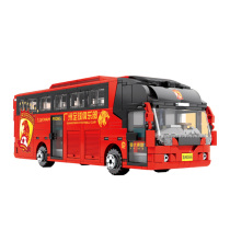 Guangzhou Football Club fans product Guangzhou team bus assembly model