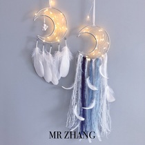 MR ZHANG original dream catcher lamp birthday gift girl Indian feather hanging literary retro ins wind