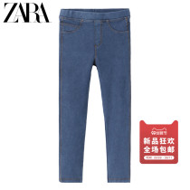 ZARA early autumn new childrens clothing girls basic skinny jeans 09002726406