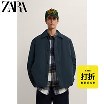 ZARA discount season] Mens thin cotton shirt jacket jacket 08281408592