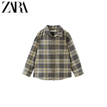 ZARA Spring Dress New Boy Clothing Boy Set Dye Plaid Shirt 6887703505