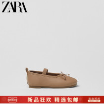 ZARA new childrens shoes baby bow toddler dance ballet shoes 16509830107