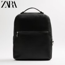 ZARA autumn new mens bag Black large capacity practical rectangular backpack 13207820040