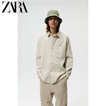 ZARA autumn new mens cotton loose embroidery shirt jacket coat coat 07446305711