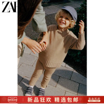 ZARA new childrens shoes baby cow leather toddler Sports Board shoes 18451830004