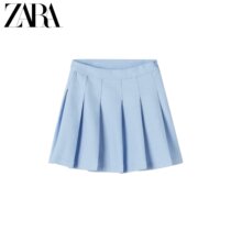  ZARA early autumn new childrens clothing girls college style pleated skirt 01165712406