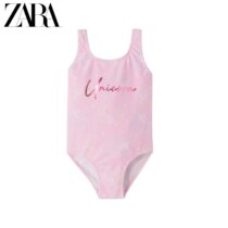 ZARA new baby toddler metal foil animal print swimsuit 03339455620