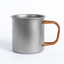 Muyou material outdoor camping titanium cup snow peak light folding Cup picnic coffee cup portable mug tea cup