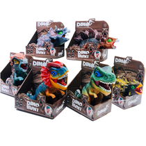 Outlet Soft Gum Dinosaur Small Number of Enamelling Cartoon Colored Children Toy Gift Box Gift Barking Dragon Chia Longco