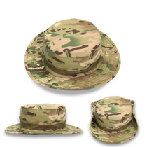 Outdoor Benny cap real CS expansion camouflage round edge instructor cap Fishing sunscreen anti-UV shade Fisherman cap