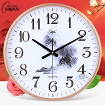 Kangba Silk 20-inch wall clock watch fashion wall clock living room bedroom clock watch Quartz clock silent modern