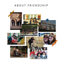 About Friendship Classic Movie Stills Collection poster card postcard ins Wind room wall decoration
