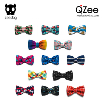 QZee American Zeedog pet bow tie cat dog collar bow small medium and large dog Corky beauty short