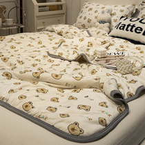 Summer air conditioning by summer cool quilted by thin quilt with machine washable spring autumn pure cotton full cotton children baby baby summer by summer