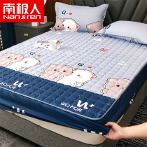 Winter thickened cotton padded bed hat one-piece bedspread sheet Simmons mattress cover student dormitory tatami bed cover